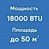 18BTU (до 50м²)