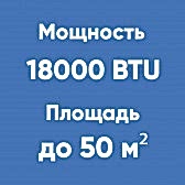 18BTU (до 50м²)