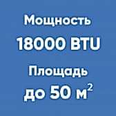 18BTU (до 50м²)
